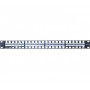 Dexlan 48-Port Keystone-Modulträger, 19 palcov 2U, čierna RAL 9005 258152