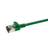 LogiLink SlimLine Cat 6a STP patch kábel RJ-45 5m zelený RAL 6029 CQ9075S