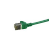 LogiLink SlimLine Cat 6a STP patch kábel RJ-45 5m zelený RAL 6029 CQ9075S