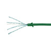 LogiLink SlimLine Cat 6a STP patch kábel RJ-45 5m zelený RAL 6029 CQ9075S