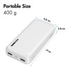 LogiLink PA0323W power banka 20000 mAh biela - 2x USB-A, 1x USB-C, 20W PD