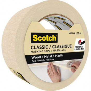 3M Classic 2000 maliarska maskovacia páska, béžová, 48 mm x 50 m, PEFC certifikovaná (CLASSIC-4850 PEFC)