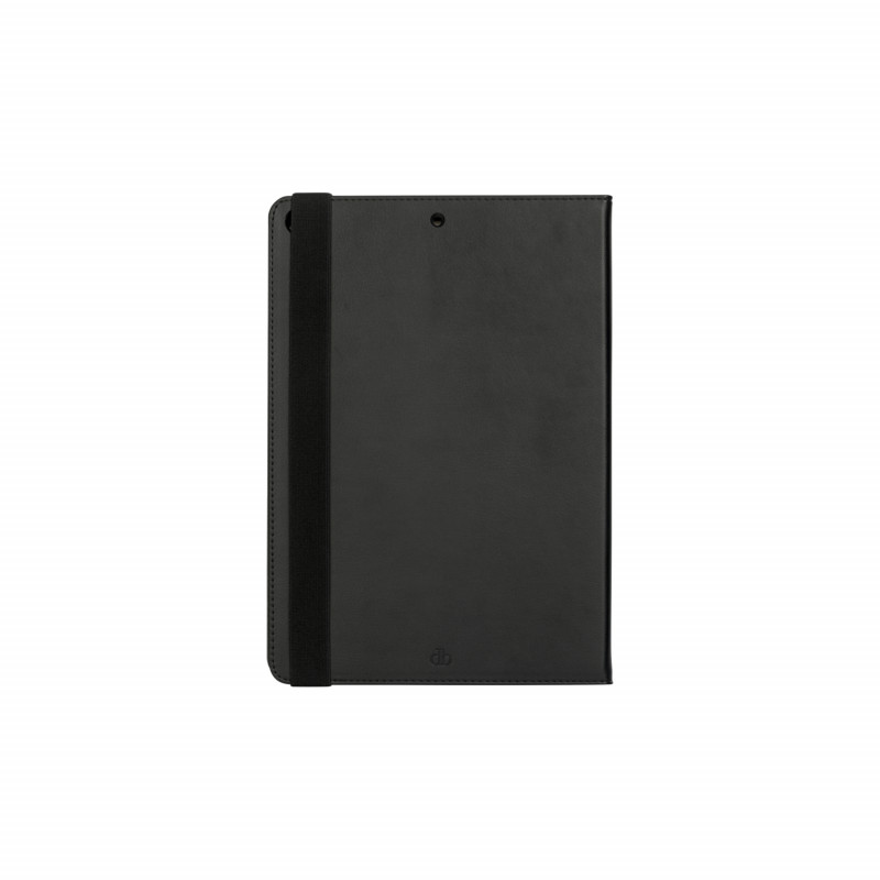 DBRAMANTE1928 Oslo iPad 10,2 2020/2021 čierne kožené folio puzdro s magnetickým uzáverom OSIPBL001388