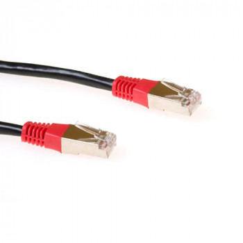 ACT 2m LSZH F/UTP Cat5e crossover patch kábel, čierny IB5102