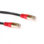 ACT 2m LSZH F/UTP Cat5e crossover patch kábel, čierny IB5102