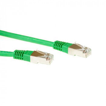 ACT zelený 1,5m F/UTP CAT5e patch kábel s RJ45 konektormi (IB7751)