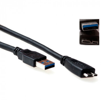 ACT Advanced Cable Technology SB3031 USB-A na Micro-USB B kábel 2 m čierny