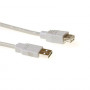 ACT SB2199 USB 2.0 predlžovací kábel 1m slonovina USB-A konektor samec na USB-A konektor samica