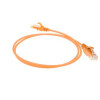 ACT oranžový 1,5 m LSZH U/UTP CAT6 Datacenter Slimline patch kábel Snagless s RJ45 konektormi (DC9151)