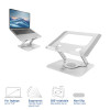 ACT stojan na notebook 360° otočný, plynule výškovo nastaviteľný, ACT Essentials (AC8136)
