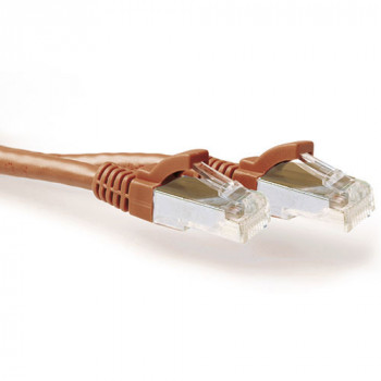 ACT FB2207 7m Cat6a S/FTP sieťový kábel, hnedý