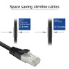 ACT FB8130 CAT8 U/FTP LSZH Slimline patch kábel 0,15m čierny