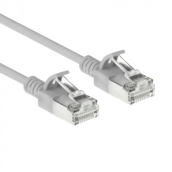 ACT sivý 7 m LSZH S/FTP CAT6A Slimline Snagless patch kábel RJ45 (DB7007)