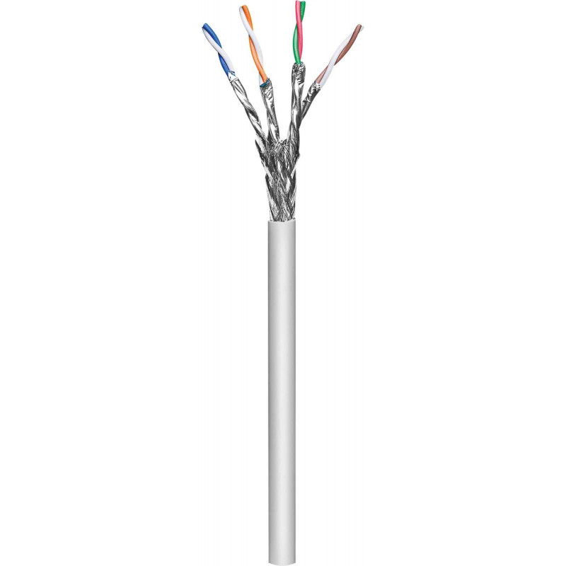 Intellinet Cat6a SFTP PiMF hromadný kábel, 305 m, bezhalogénový, robustný, sivý 705035