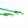 ACT FB9725 Cat6 S/FTP PIMF patch kábel, RJ45, 25 m, zelený