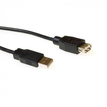 ACT USB 2.0 predlžovací kábel USB-A konektor samec na USB-A konektor samica 3 m čierny SB2230