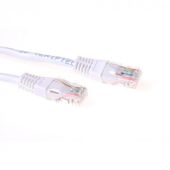ACT biely 15m U/UTP CAT5e patch kábel s RJ45 konektormi IB5415