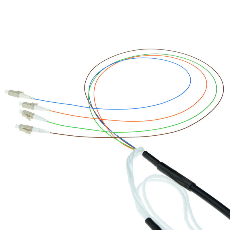 ACT RL4503 optický kábel Singlemode 9/125 OS2 do interiéru/exteriéru, 12 vlákien, konektory LC, 30 m