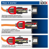 ACT Napájací kábel UK konektor - C15 IEC Lock+ čierny 2 m, PC3884 (PL0082)