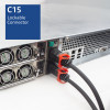 ACT Napájací kábel UK konektor - C15 IEC Lock+ čierny 2 m, PC3884 (PL0082)