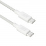 ACT USB 2.0 240W Nabíjací/dátový kábel USB-C na USB-C, biely, 1 m (AC3084)