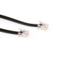 ACT TD5701 RJ12 na RJ12 telefónny kábel, 1 m, čierna