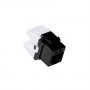 ACT CAT6 Keystone Jack UTP Punch Down čierny (TD6012)