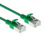 ACT zelený 7 m LSZH S/FTP CAT6A slimline snagless patch kábel s RJ45 konektormi (DB7707)