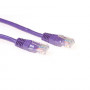 ACT fialový 5 m U/UTP CAT6 patch kábel s RJ45 konektormi IB1705