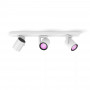 Signify Philips Hue White & Color Ambiance Argenta 3-bodové stropné svietidlo biela