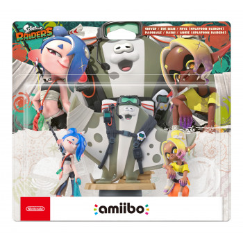 Nintendo Splatoon Raiders amiibo balenie 3 ks: Mako, Muri a Mantaro (Deep Cut) - NFC figúrky pre Switch