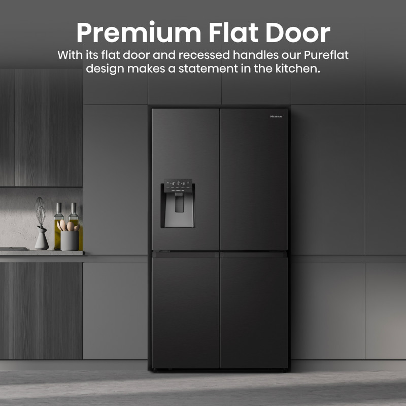 Hisense RQ760N4SBFE side-by-side chladnička (American Style) 178,5 cm výška EEK E