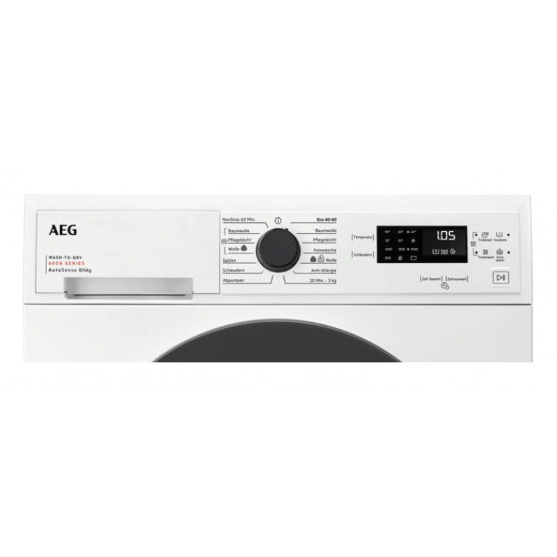AEG LWK6A50680 Series 6000 práčka so sušičkou 8 kg / 4 kg, 1600 ot/min, energetická trieda D