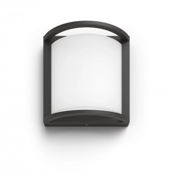 Philips Outdoor ultra efektívne Samondra nástenné svietidlo 3,8W, 2700 Kelvin antracit