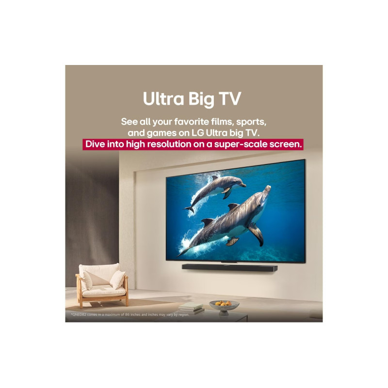 LG 65QNED82A3B 65 palcov QNED 4K Smart TV s α7 Gen6 AI procesorom