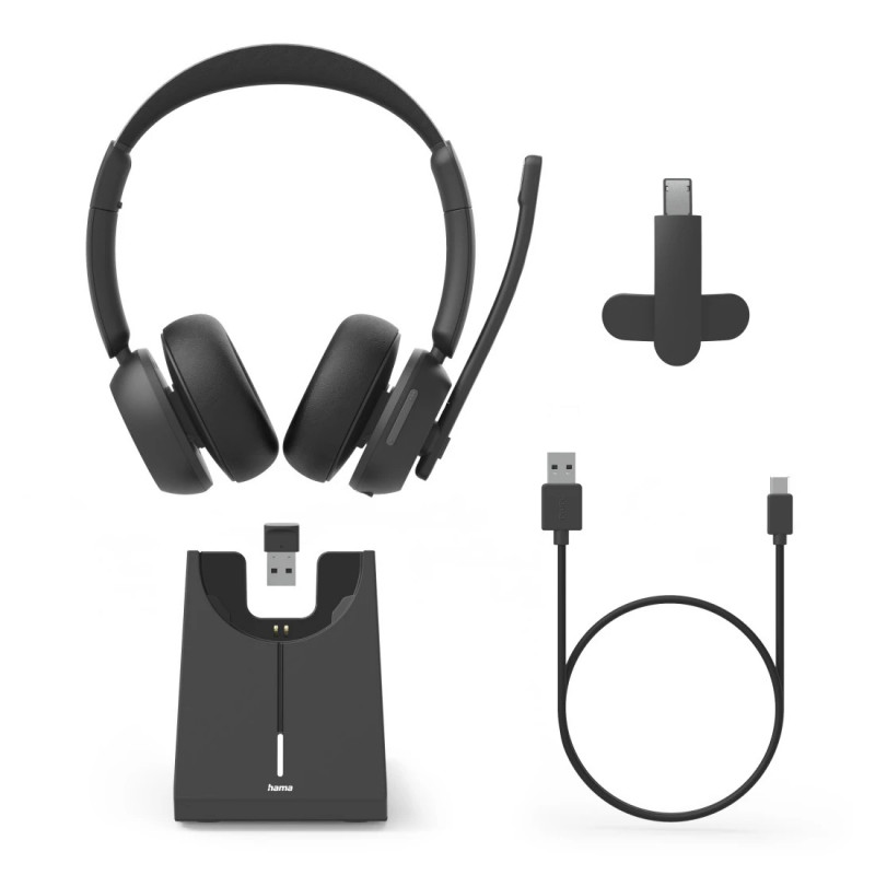 Hama Headset BT-800 stereo Bluetooth on-ear slúchadlá s mikrofónom, čierne