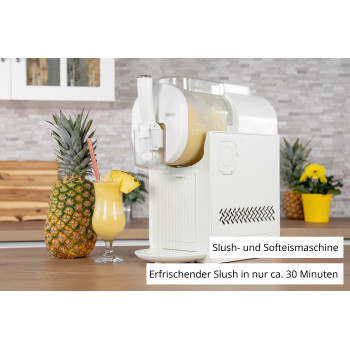 Unold 48965 Sofia 2-in-1 stroj na slush a soft zmrzlinu, 1,5L, 150W, 5 programov, čierny