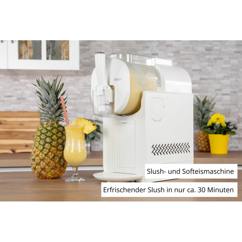 Unold 48965 Sofia 2-in-1 stroj na slush a soft zmrzlinu, 1,5L, 150W, 5 programov, čierny