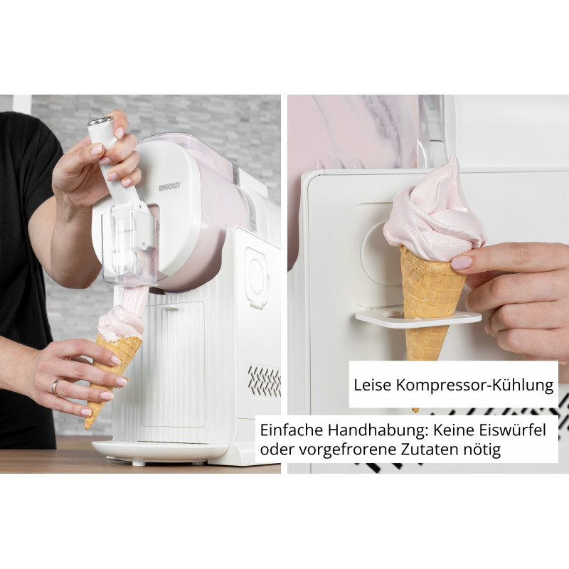 Unold 48965 Sofia 2-in-1 stroj na slush a soft zmrzlinu, 1,5L, 150W, 5 programov, čierny