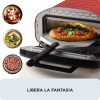 Ariete pizza pec DA GENNARO červená/nerez 2200W pre pizze do 30cm