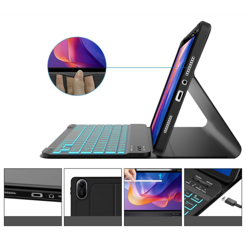 Tech-Protect SC pero + klávesnica puzdro pre Xiaomi Redmi Pad 2 11.0, čierne