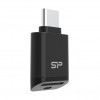 Silicon Power C200 USB-C 3.2 microSD čítačka kariet - čierna
