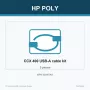 HP Poly CCX 400 USB-A na USB-A kábel (5 ks), 190 mm, 210 mm, 55 mm, 300 g, Čína