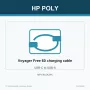 HP Poly Voyager Free 60 USB-C na USB-A nabíjací kábel