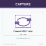 Capture kábel Powered USB Y 24V, 1,8 m