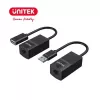 Sieťový kábel UNITEK Y-UE01001 dok/port replikátor USB 3.0 60 m čierny
