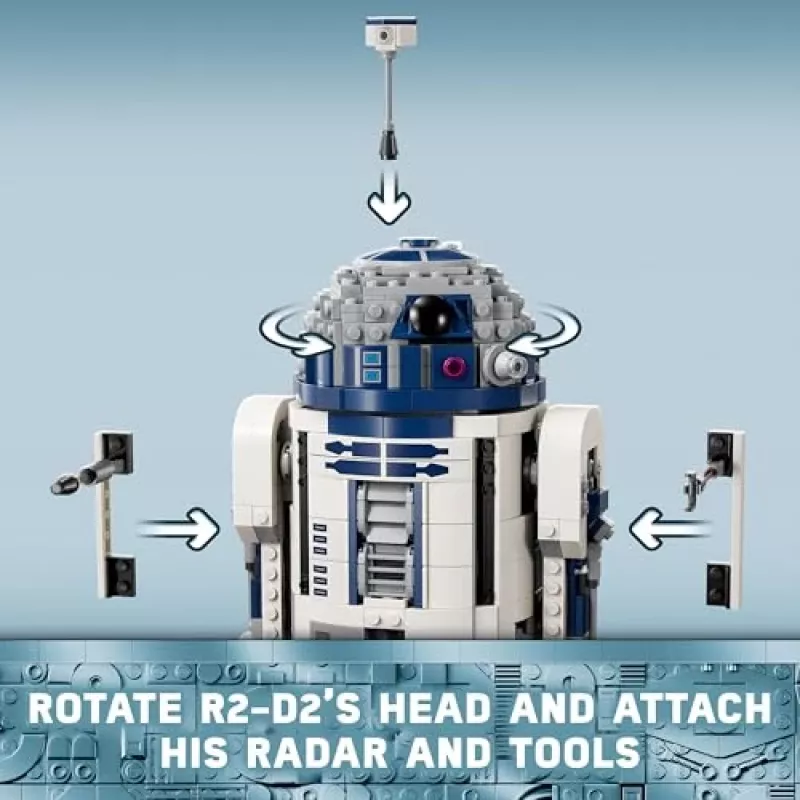 LEGO Star Wars 75379 R2-D2 stavebnica s minifigúrkou Darth Malak, 1050 dielikov, 10+