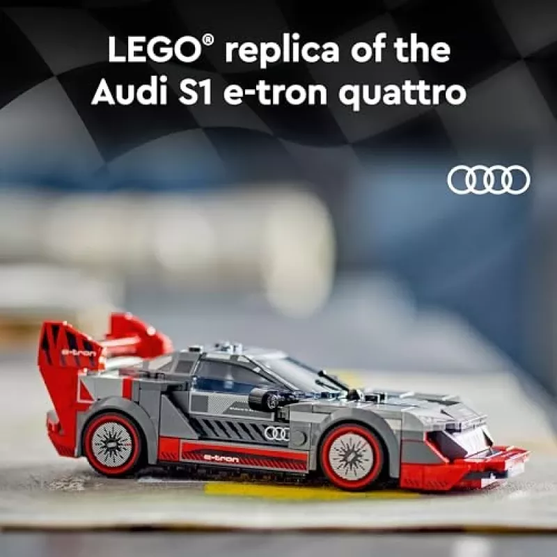 LEGO Speed Champions 76921 Audi S1 E-Tron Quattro pretekárske auto stavebnica