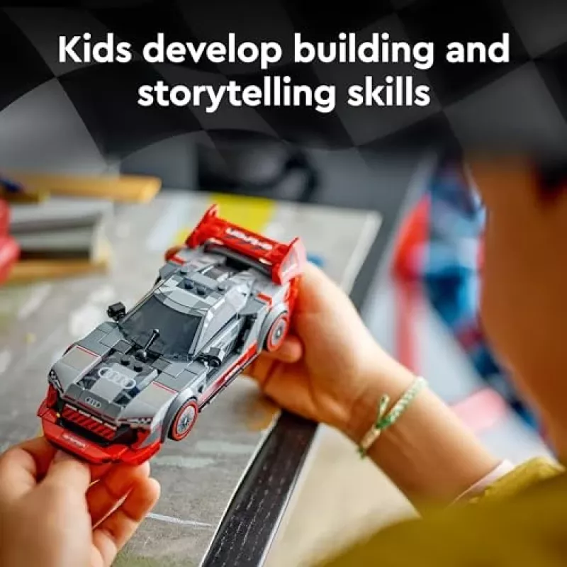 LEGO Speed Champions 76921 Audi S1 E-Tron Quattro pretekárske auto stavebnica