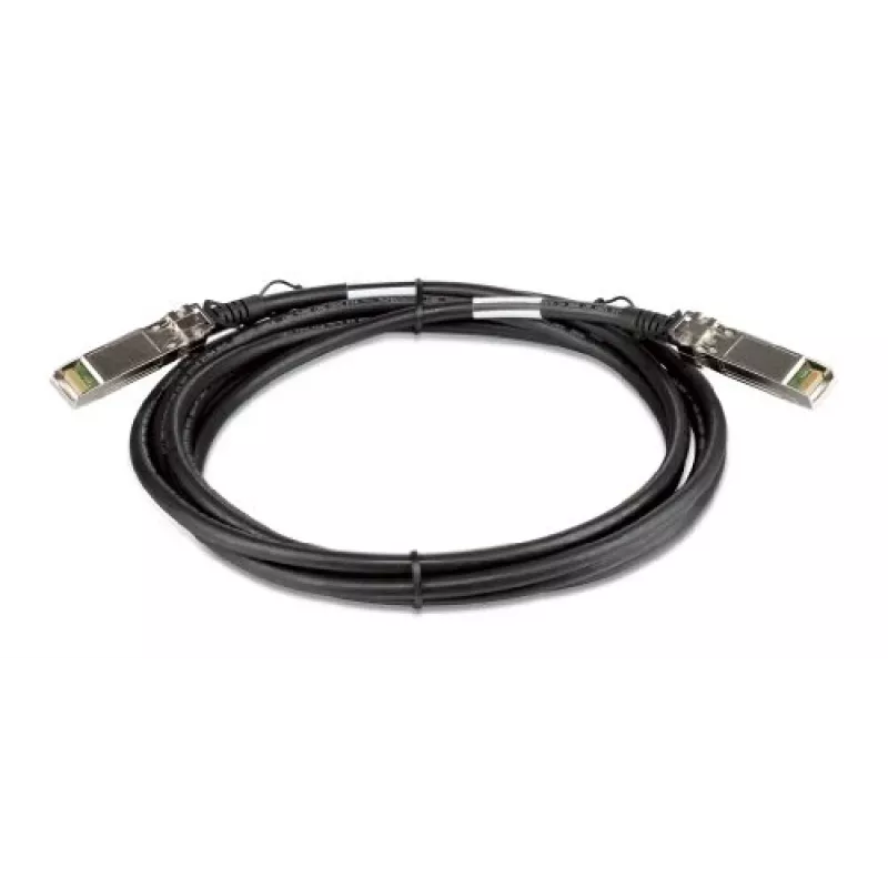 D-Link 3M SFP+ Direct Attach prepojovací kábel, 3 m, SFP+, SFP+, konektor samec/konektor samec